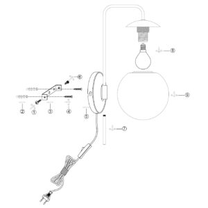 steinhauer-wandlamp-bollique-brons-glasmetaal-bedlampje-e14-4609br-9