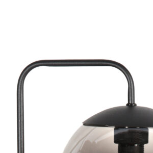 steinhauer-wandlamp-bollique-zwart-glasmetaal-bedlampje-e14-4609zw-4