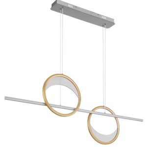 Alternative view of Stijlvolle pendant lamp in geborsteld zilver Umbra