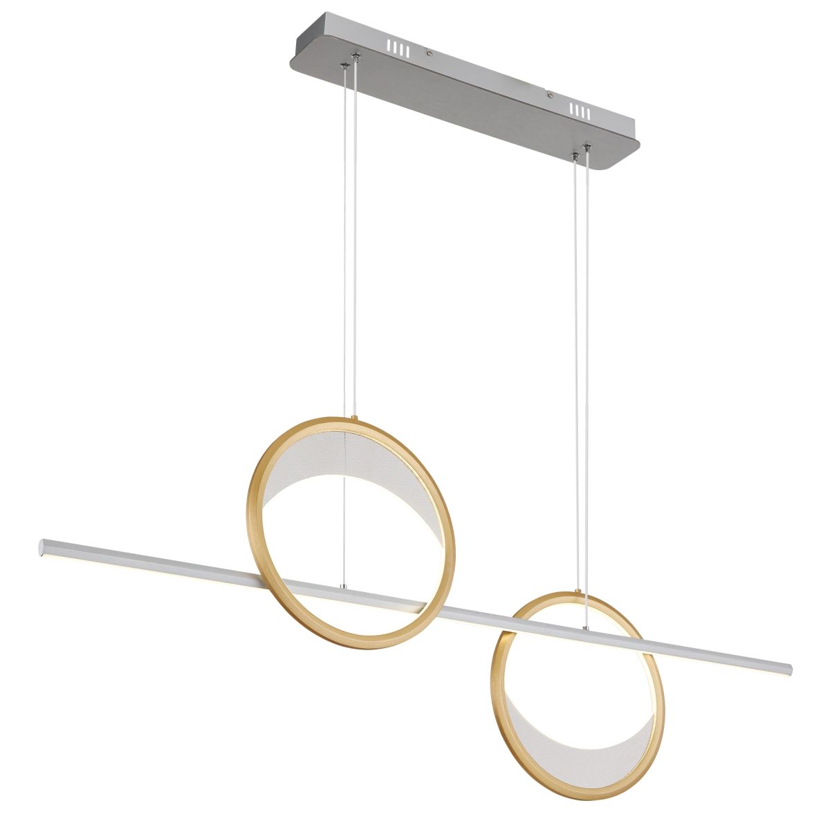Stijlvolle pendant lamp in geborsteld zilver Umbra