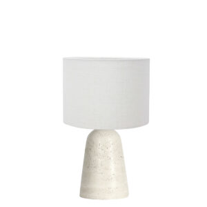 annelighting-tafellamp-travino-crèmewit-steentextiel-ø20cm-e27-4558cr-0