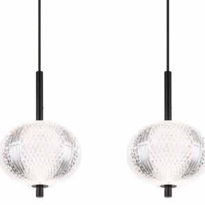 globo-hanglamp-aida-zwart-glas-groteeettafellamp-led-16042-4h-2