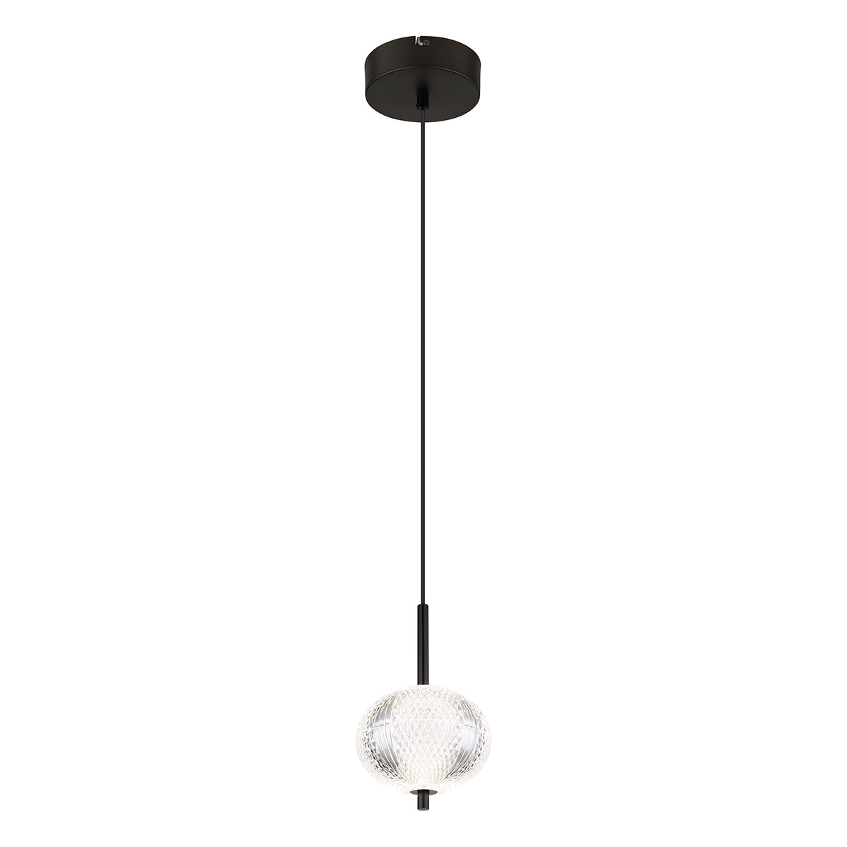 globo-hanglamp-aida-zwart-glas-ø15cm-led-16042h-0