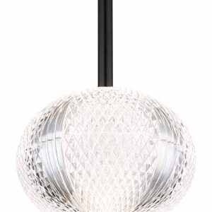 globo-hanglamp-aida-zwart-glas-ø15cm-led-16042h-1