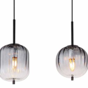 globo-hanglamp-attila-zwart-glassmokeglas-groteeettafellamp-e14-15215-4-2