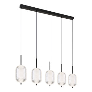 globo-hanglamp-kurius-zwart-glas-groteeettafellamp-led-16043-5h-0