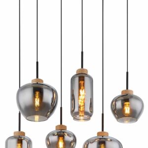 globo-hanglamp-matt-zwart-glassmokeglas-groteeettafellamp-e27-15549-6h-1