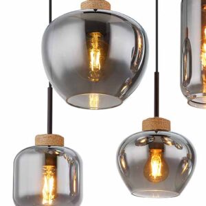 globo-hanglamp-matt-zwart-glassmokeglas-groteeettafellamp-e27-15549-6h-2