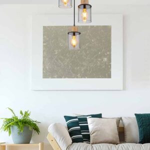 globo-hanglamp-reid-zwart-glassmokeglas-ø27cm-e27-15707-3hr-2