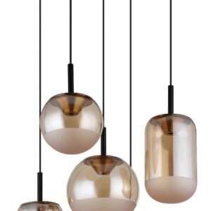 globo-hanglamp-severin-amberkleurig-glas-ø71cm-led-16057-5h-1