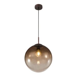 globo-hanglamp-varus-bruin-glas-ø30cm-e27-15867-0