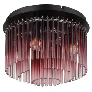 globo-plafonniere-gorley-zwart-glas-ø32cm-e14-15698dbr-1