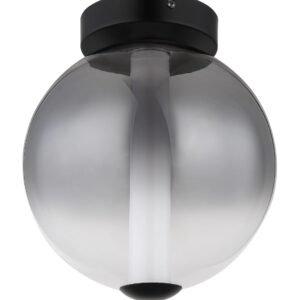 globo-plafonniere-lacy-zwart-glas-ø25cm-led-15798d-1