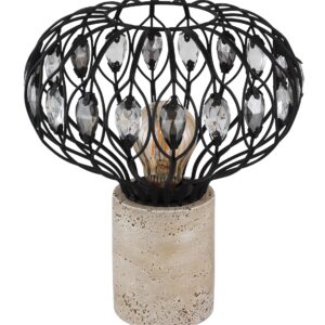 globo-tafellamp-dorthy-crème-steen-ø25cm-e27-15778t-1
