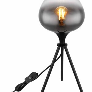 globo-tafellamp-maxy-zwart-glassmokeglas-ø24cm-e27-15548t1-1