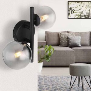 globo-wandlamp-riha-zwart-glasmetaalsmokeglas-kleurglas-lamp-g9-56133-2w-2