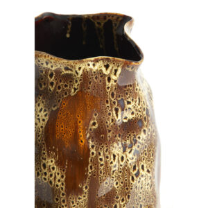 light&livingaltheavaaskeramiekdonkerbruin+crème+oranje–ø25,5x45,5cm-1
