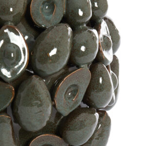 light&livingavocadovaaskeramiekbruin+groen–36x35,5x31,5cm-648