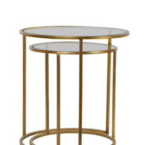 light&livingbijzettafelsetduartesmokeglasmetgoud–ø40x45+ø50x52cm-312