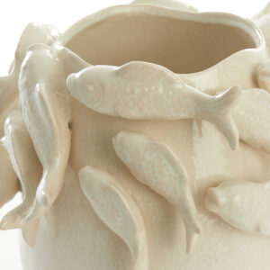 light&livingfishvaasvankeramiekcrème29x28.5x27cm-6e9