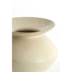light&livingkeramiekenvaasajudainmatcrème-zand–ø31x33,5cm-291