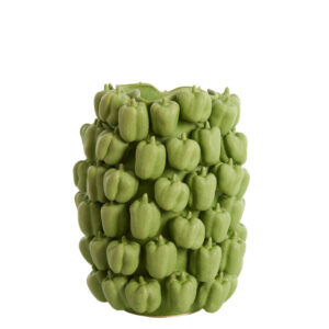 light&livingkeramiekvaasbellpeppermatgroen–35x33x47cm-1