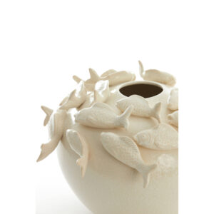 light&livingkeramiekvaasfishincrème–ø40x27cm-1