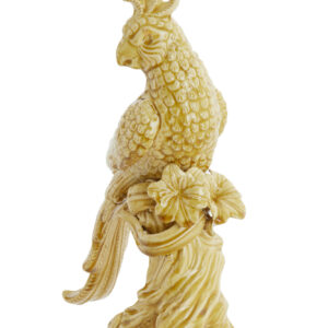 light&livingornamentbirdkeramiekokergeel–22,5x14x39cm-2
