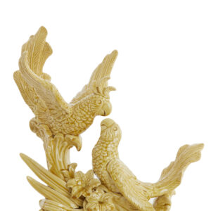 light&livingornamentbirdskeramiekokergeel–43x21x43cm-0
