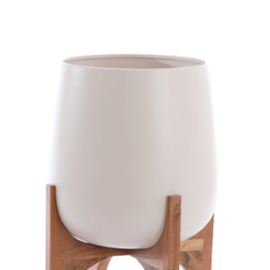 light&livingpotkarunaopvoethoutmetmatcrème–ø44x53cm-0