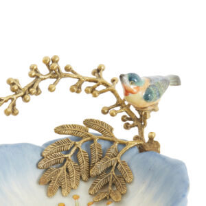 light&livingschaalbirdkeramieklichtblauwbrons–26,5x20x14cm-2