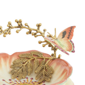 light&livingschaalhummingbirdkeramiekgroenrozebrons–24x21x20cm-2