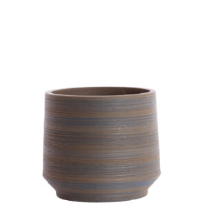 light&livingvaaseowynvansteendonkerbruinafwerking-ø40x35cm-0