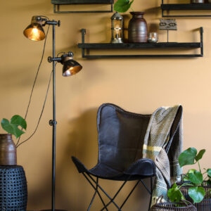 light&livingwandplankmaddisonvanmetaalhoutlookmatzwart–100x15x24cm-2