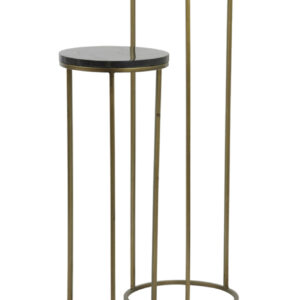 light&livingzuilensetsobrinainzwartagaatenantiekbrons–ø30x80+ø35x100cm-0