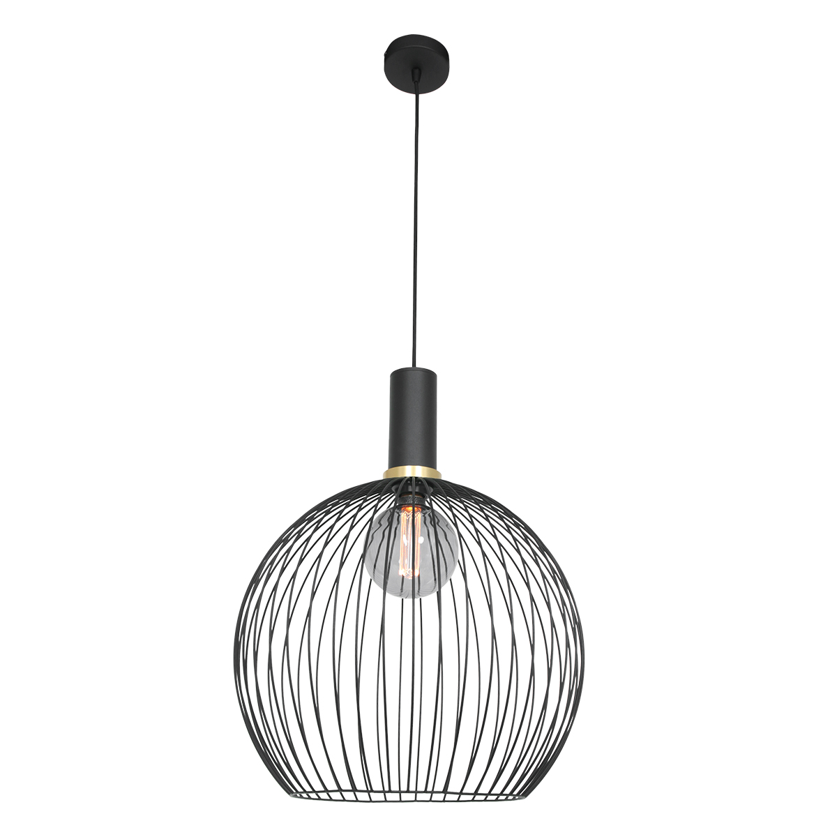 mexlite-hanglamp-aureole-zwart-metaal-ø42cm-e27-3068zw-1