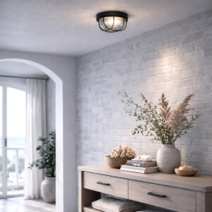 mexlite-plafonniere-lisanne-zwart-glasmetaal-ø17cm-e27-1342zw-2