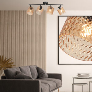 mexlite-spot-ocre-amberkleurigzwart-glasmetaal-kleurglas-lamp-e14-4226zw-2