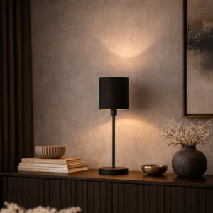 mexlite-tafellamp-noor-zwart-linnenmetaal-ø20cm-e27-1563zw-2