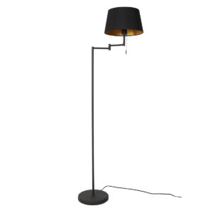 mexlite-vloerlamp-bella-zwart-linnenmetaal-leeslamp-e27-5894zw-1