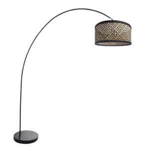mexlite-vloerlamp-solva-zwart-bamboemetaal-booglamp-e27-3739zw-0