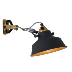 mexlite-wandlamp-nove-zwart-metaal-ø18cm-e27-1320zw-0