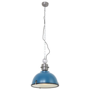steinhauer-hanglamp-bikkel-petrol-glasmetaal-ø42cm-e27-7586pe-1
