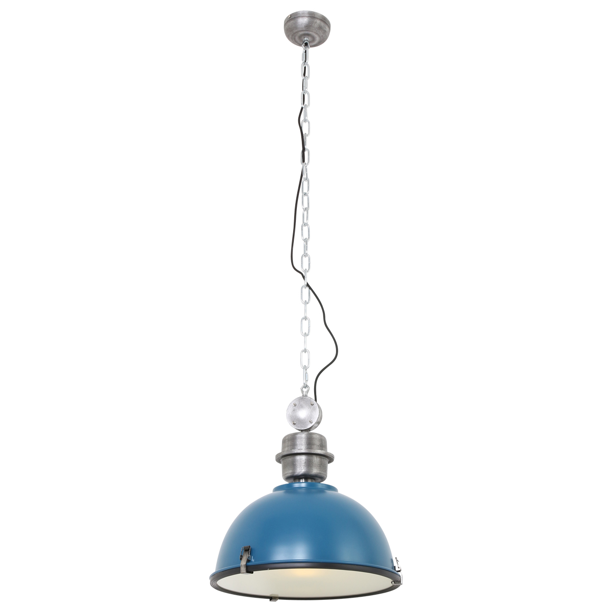 steinhauer-hanglamp-bikkel-petrol-glasmetaal-ø42cm-e27-7586pe-1