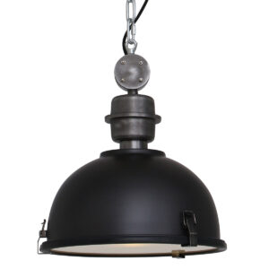 steinhauer-hanglamp-bikkel-zwart-glasmetaal-ø32cm-e27-7978zw-0