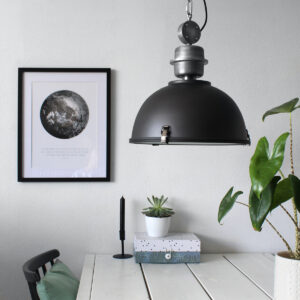 steinhauer-hanglamp-bikkel-zwart-glasmetaal-ø42cm-e27-7586zw-2