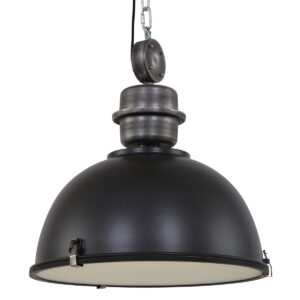 steinhauer-hanglamp-bikkel-zwart-glasmetaal-ø52cm-e27-7834zw-0