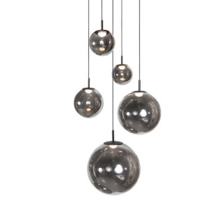 steinhauer-hanglamp-bollique-zwart-glassmokeglas-ø60cm-led-4196zw-0
