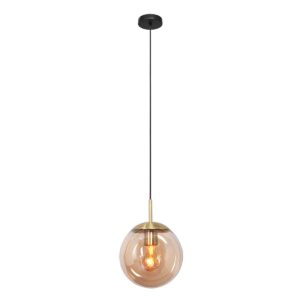 steinhauer-hanglamp-bolliqueled-amberkleurig-glasmetaal-ø25cm-e27-3497me-1
