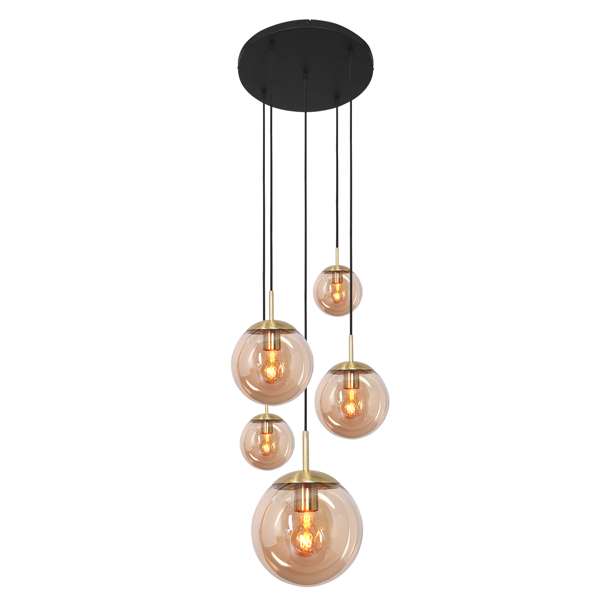 steinhauer-hanglamp-bolliqueled-amberkleurig-glasmetaal-ø60cm-e27-2730me-1